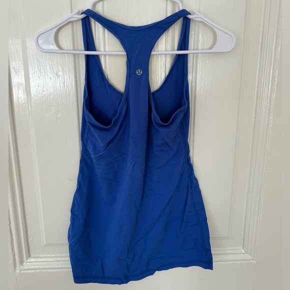 Blue Racerback Tank Top - Picture 2 of 3